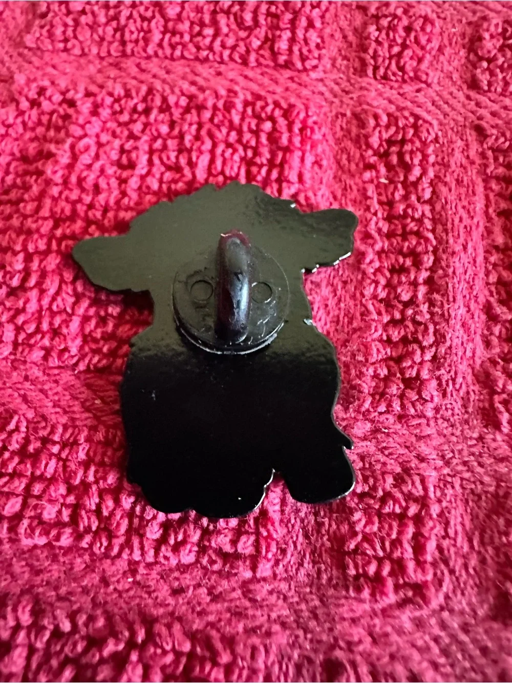 Cute Pink Highland Cow Enamel Pin -